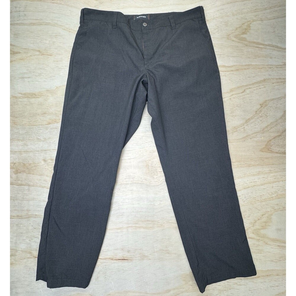USED 40 x 32 Bluffworks Original Dress Pants Charcoal Gray